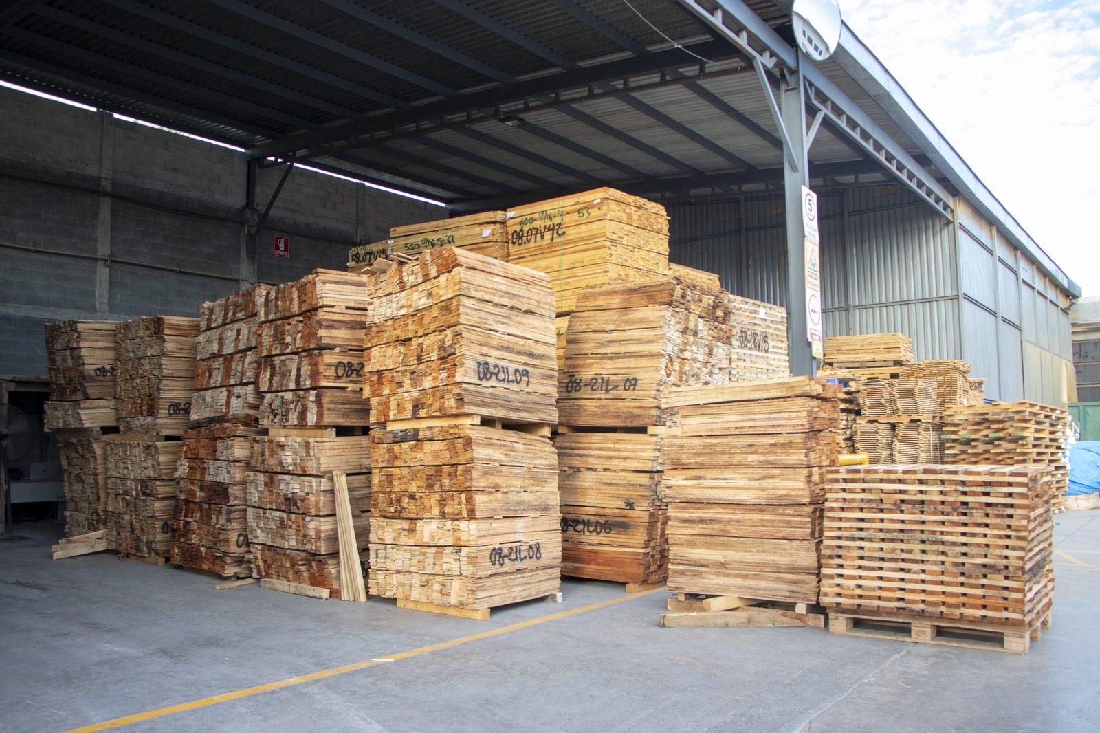 Tarimas de madera industriales Proterey
